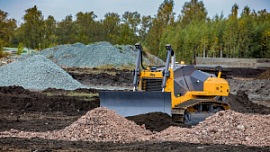 Челябинский производитель представил беспилотный бульдозер в Санкт-Петербурге