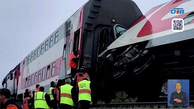 На пути из Москвы в Челябинск сошел поезд