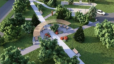 В Металлургическом районе Челябинска приступили к благоустройству сквера