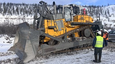 Челябинский бульдозер испытают на алмазных карьерах в Якутии