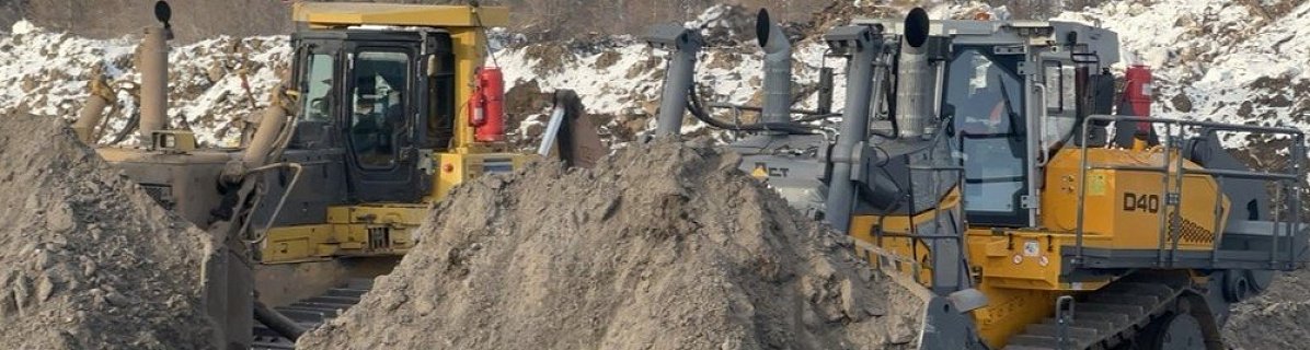 Южноуральский бульдозер проходит испытания в Якутии