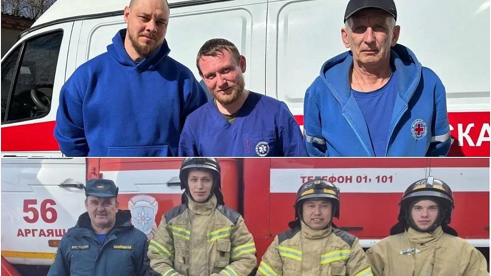Пожарные помогли медикам добраться на ферму под Аргаяшом к роженице с младенцем