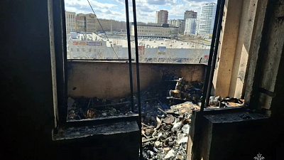 Пожар в квартире девятиэтажки в Челябинске спровоцировала стеклянная банка