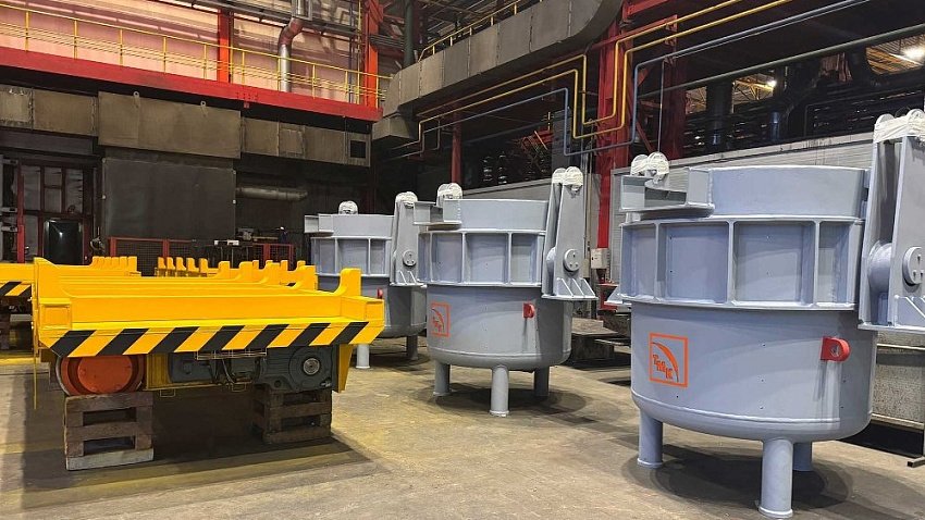 Челябинский завод начал выпускать ковши, выдерживающие огонь и лед