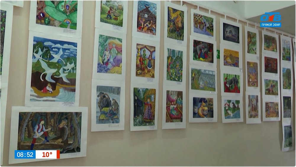 Выставка «Сказки народов России» в прямом включении