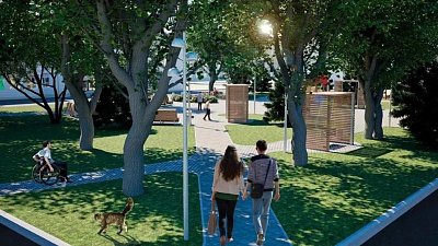 Сквер у челябинской поликлиники ГКБ № 6 превратят в современную зону отдыха