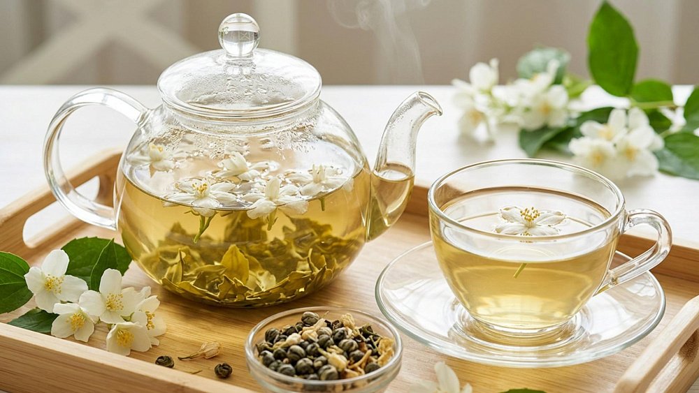 Жасминовый чай полезен при язве и депрессии