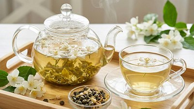 Жасминовый чай полезен при язве и депрессии