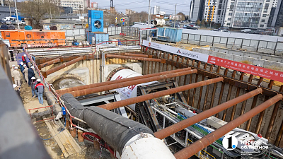 Марат Хуснуллин высоко оценил пуск второго тоннелепроходческого щита в Челябинске