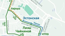 С 15 апреля в Челябинске закрывают движение трамваев по улице Дзержинского