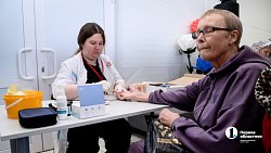 Жители села Шумово без записи прошли обследование у врачей