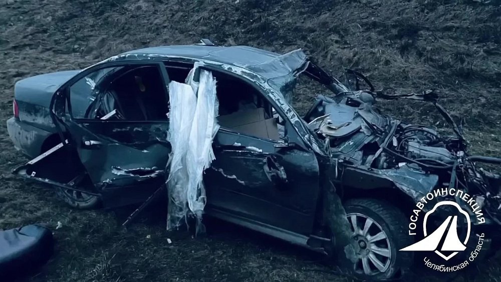 Под Челябинском 22‑летний автомобилист-бесправник погиб в ДТП