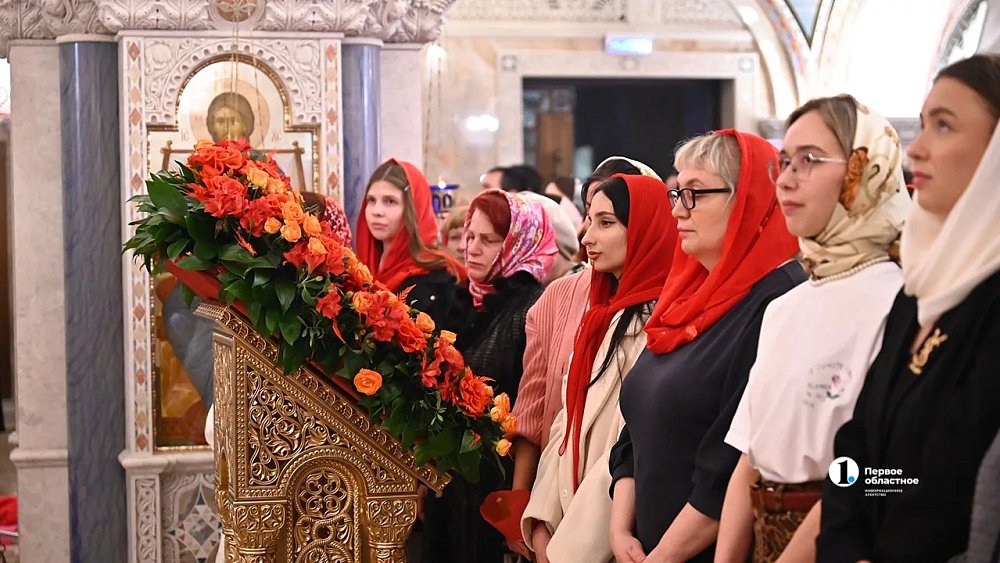 В Христорождественском соборе Челябинска прошла главная служба года