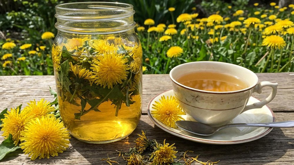 Одуванчиками можно лечить печень и ревматизм