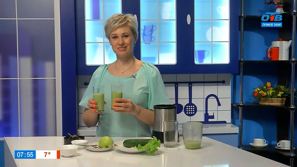 Готовим зеленый смузи — Гость в студии