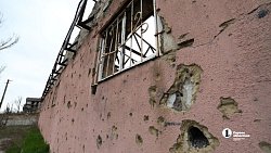 Челябинские пограничники привезли гуманитарный груз в больницу Макеевки