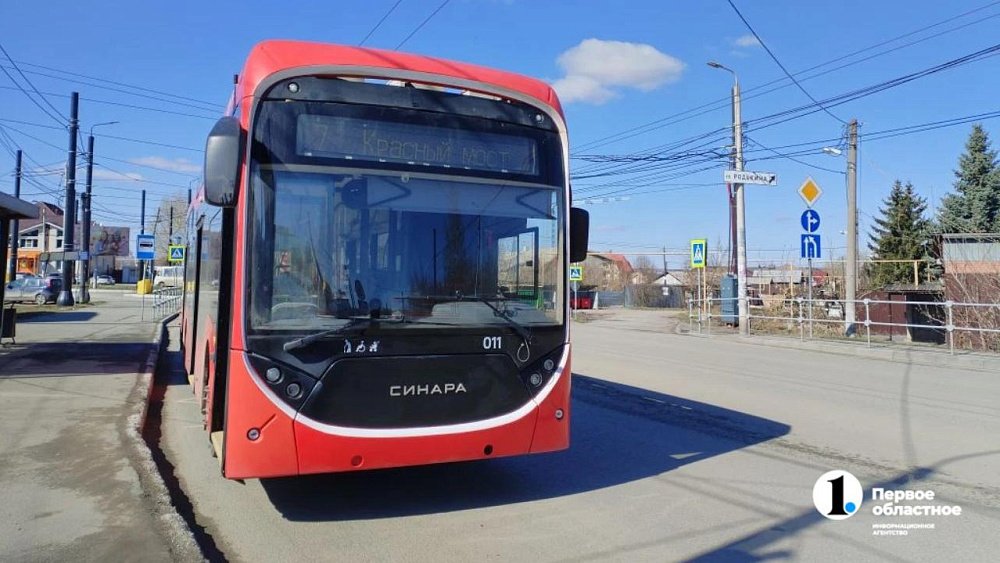 В Челябинске запустили новый троллейбус, который свяжет поселок АМЗ, центр и ЧМЗ