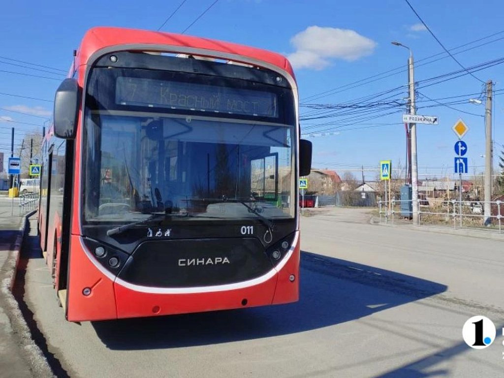 В Челябинске запустили новый троллейбус, который свяжет поселок АМЗ, центр и ЧМЗ