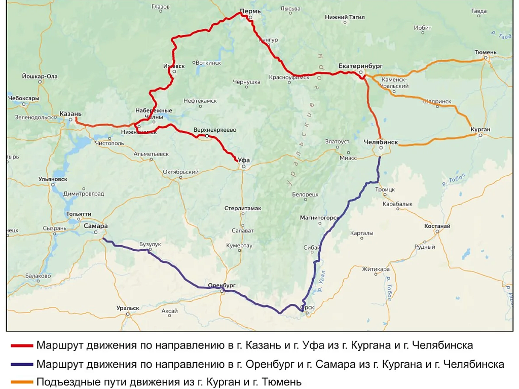 На трассе М-5 «Урал» в Челябинской области ограничили движение на мосту через Атлян