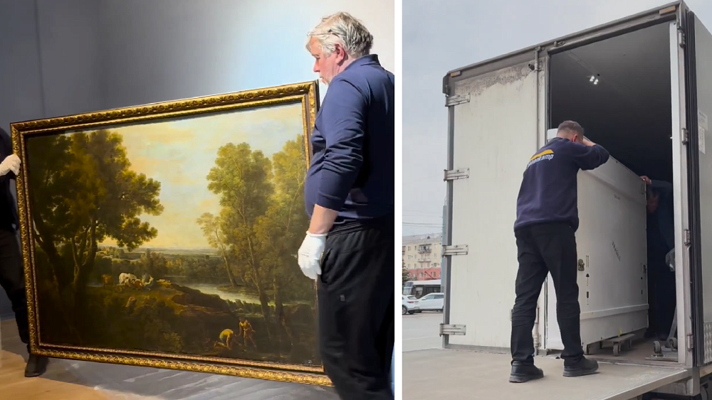 Картину XVIII века отправили из Челябинска на выставку в Пушкинский музей