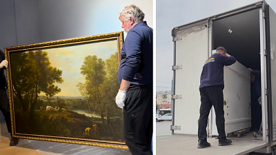 Картину XVIII века отправили из Челябинска на выставку в Пушкинский музей