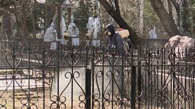 В Челябинске обрабатывают кладбища от клещей