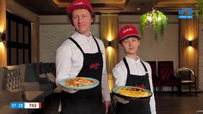 Сырная тортилья с омлетом и беконом в рубрике «Завтрак с шеф-поваром»