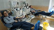Более 40 сотрудников ГУФСИН по Челябинской области сдали кровь в преддверии Дня донора