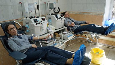 Более 40 сотрудников ГУФСИН по Челябинской области сдали кровь в преддверии Дня донора