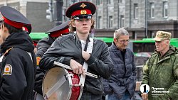 На главной площади Челябинска прошла первая репетиция парада Победы