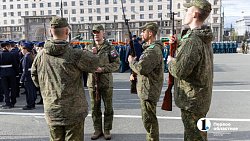 На главной площади Челябинска прошла первая репетиция парада Победы