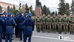 На главной площади Челябинска прошла первая репетиция парада Победы