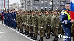 На главной площади Челябинска прошла первая репетиция парада Победы