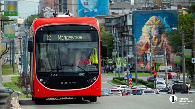 Челябинский троллейбус № 12 продлили до остановки «Рязанская»