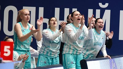 Женская баскетбольная команда «Металлург» завоевала титул чемпионов Высшей лиги