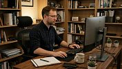 Правильная установка монитора защитит от синдрома компьютерной шеи