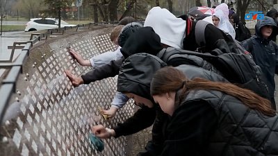 Южноуральцы приводят в порядок воинские мемориалы