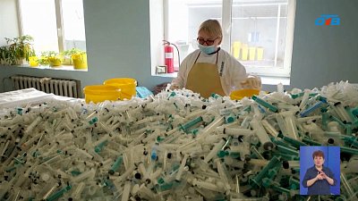 На Южном Урале запустили единственную в стране установку для переработки медицинских игл