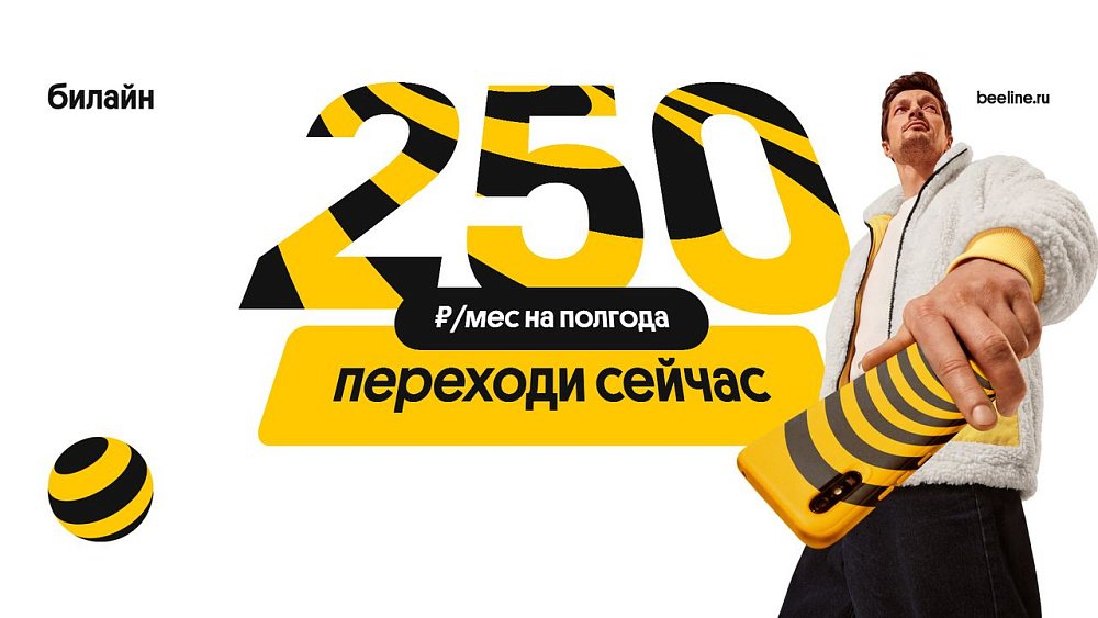 «Не упусти выгоду»: Билайн предлагает челябинцам услуги связи за 250 рублей в месяц