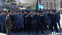 В центре Челябинска прошла репетиция построения войск к параду Победы