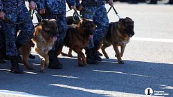 В центре Челябинска прошла репетиция построения войск к параду Победы