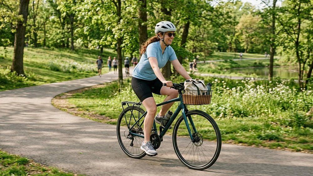 Велосипед позволяет укрепить тело и психику