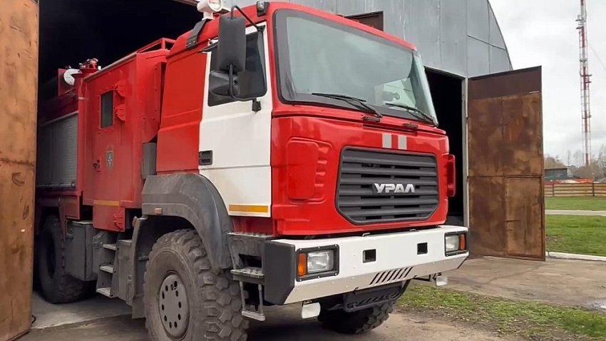 Бронированный «Урал» поступит на вооружение пожарных Курской области