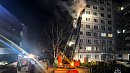 В Челябинске 24 человека тушили пожар в многоэтажном доме