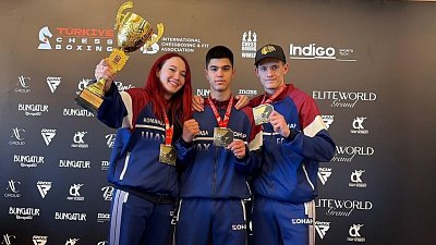 Челябинцы завоевали три золотых медали на чемпионате Европы по шахбоксу