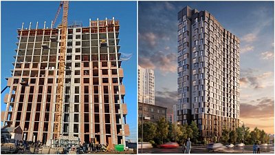 Многоэтажный «Дом 43» в центре Челябинска сдадут в начале 2028 года