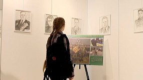 В Челябинске проходит выставка «Портреты Победы: связь поколений»