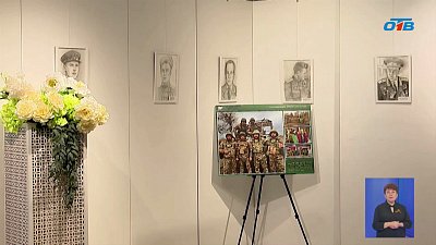 Ученики художественной школы Челябинска нарисовали портреты солдат ВОВ и бойцов СВО
