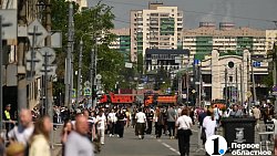 Челябинцы вышли на празднование Дня Победы с портретами ветеранов