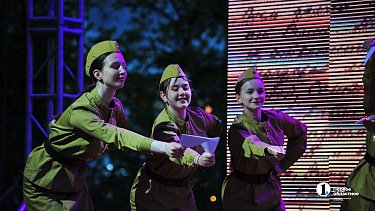 Концерт «Огонь Победы» прошел на челябинской Кировке в 11-й раз